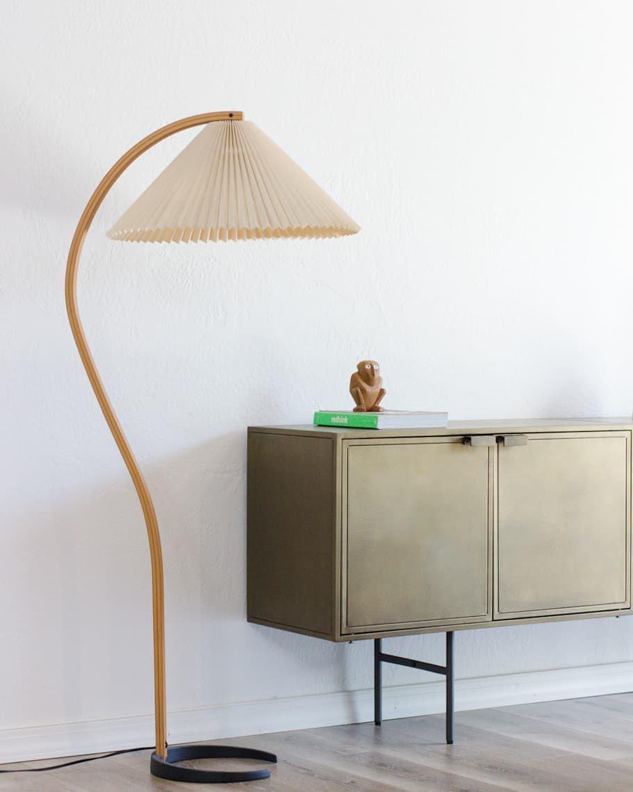 Scandinavian Wood Floor Lamp — Floor Lamp | Maison Monashee — view 40