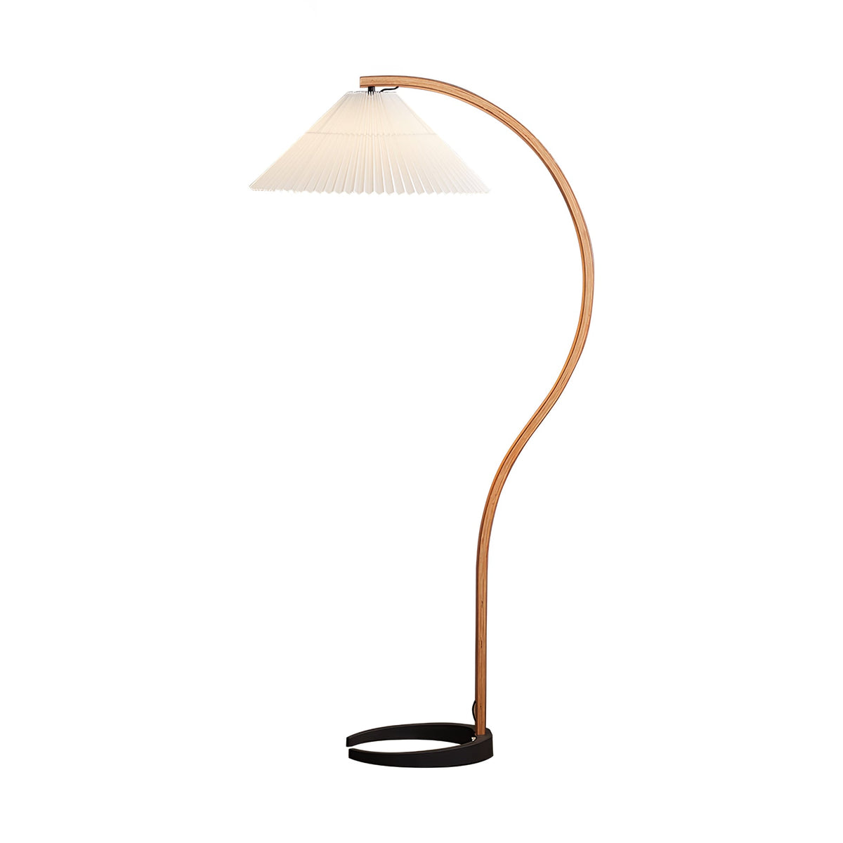 Scandinavian Wood Floor Lamp — Floor Lamp | Maison Monashee — view 121