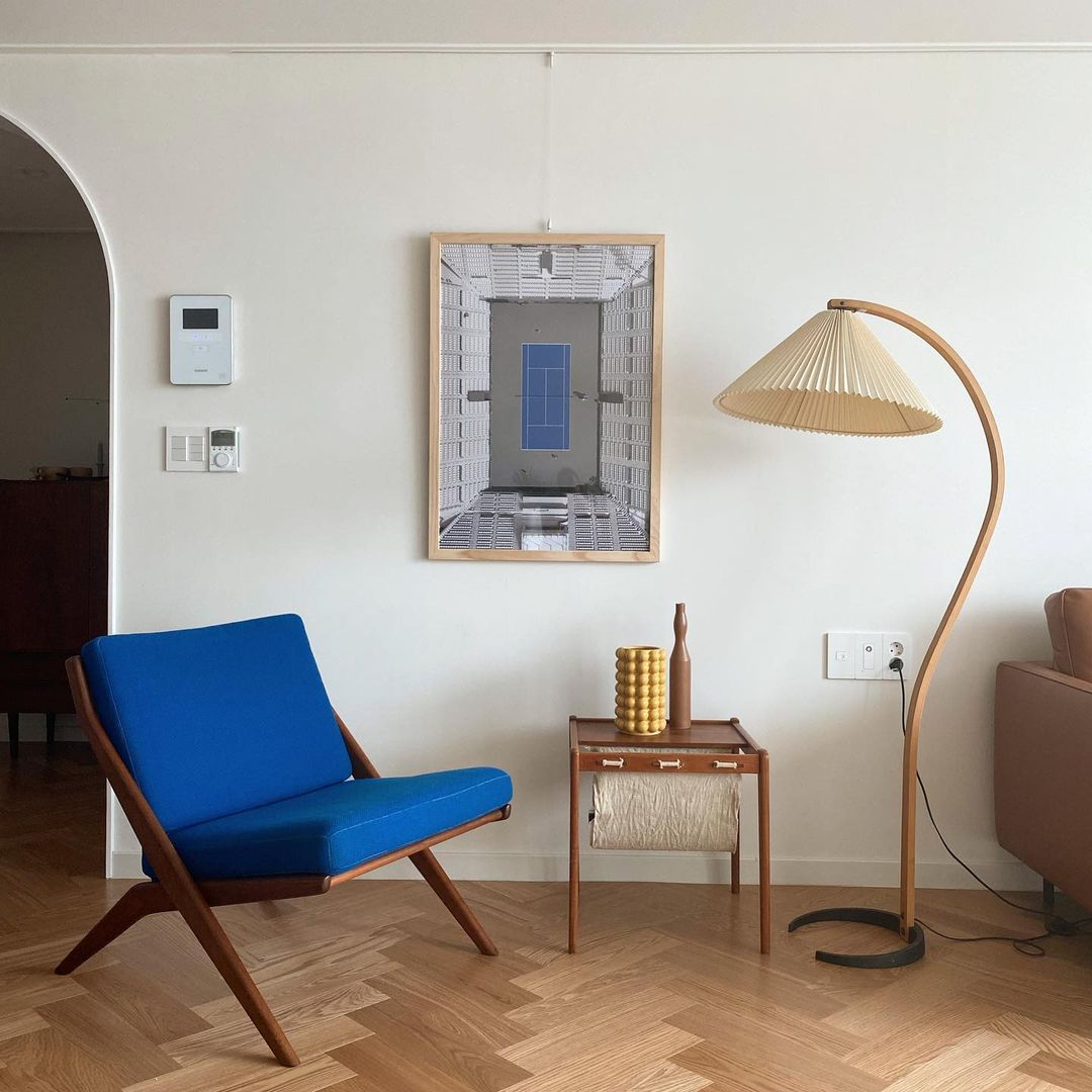 Scandinavian Wood Floor Lamp — Floor Lamp | Maison Monashee — view 72
