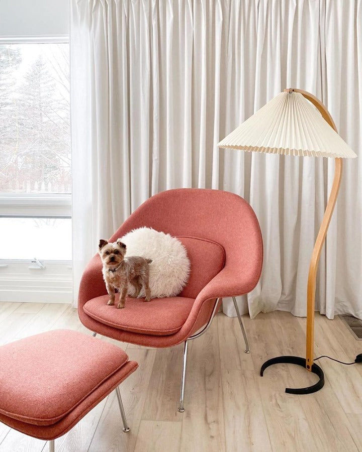 Scandinavian Wood Floor Lamp — Floor Lamp | Maison Monashee — view 99