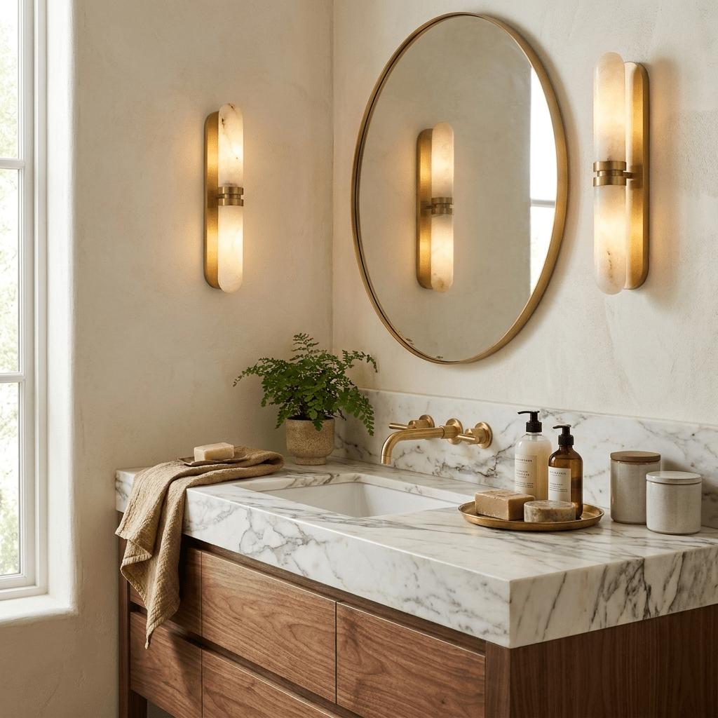 Powder Room Sconce Lighting — Wall Sconce | Maison Monashee — view 4