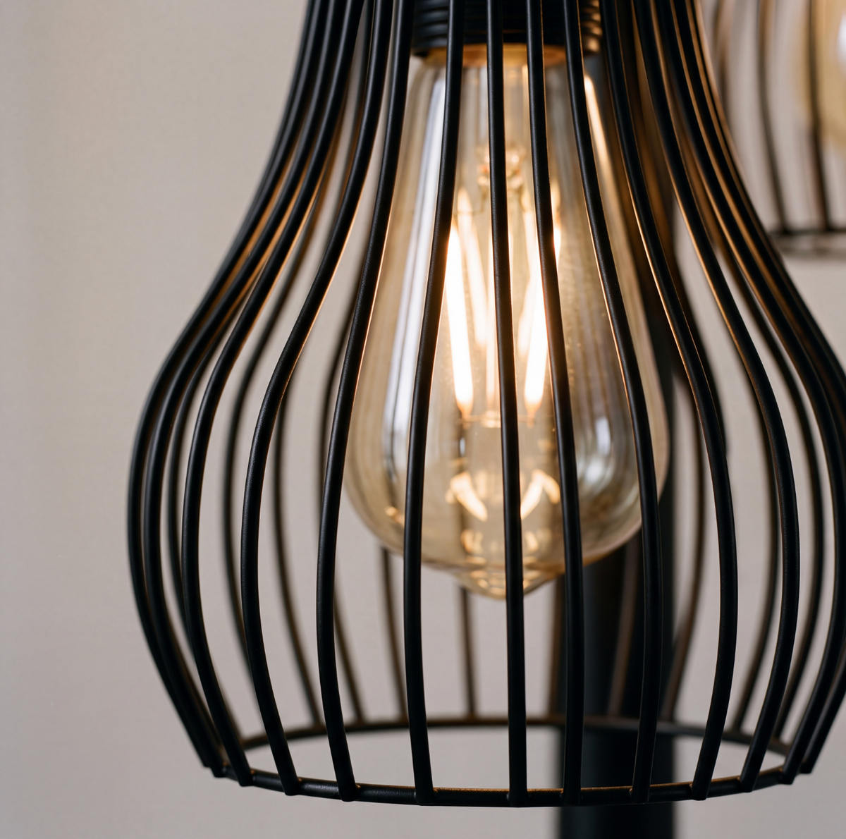 Industrial 3-Light Floor Lamp