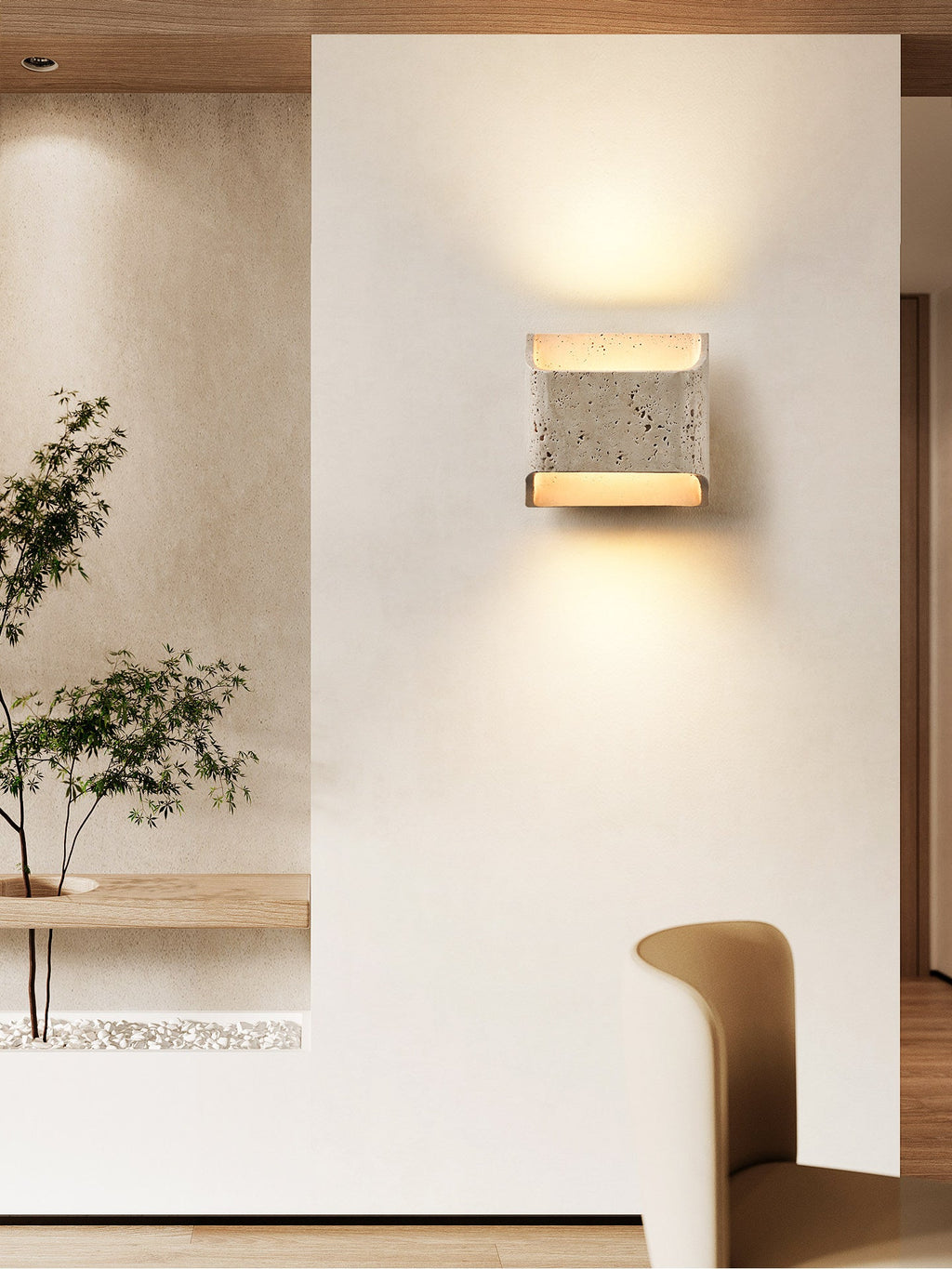 Rectangular Wall Light Fixture — Wall Sconce | Maison Monashee — view 3