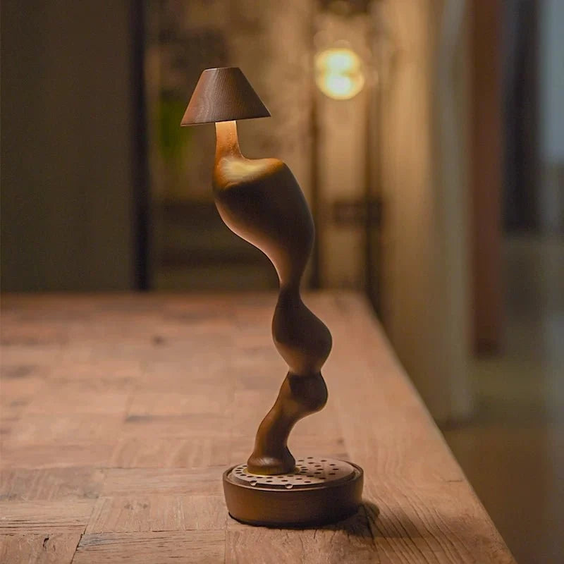 Cordless Mushroom Table Lamp — Table Lamp | Maison Monashee — view 8