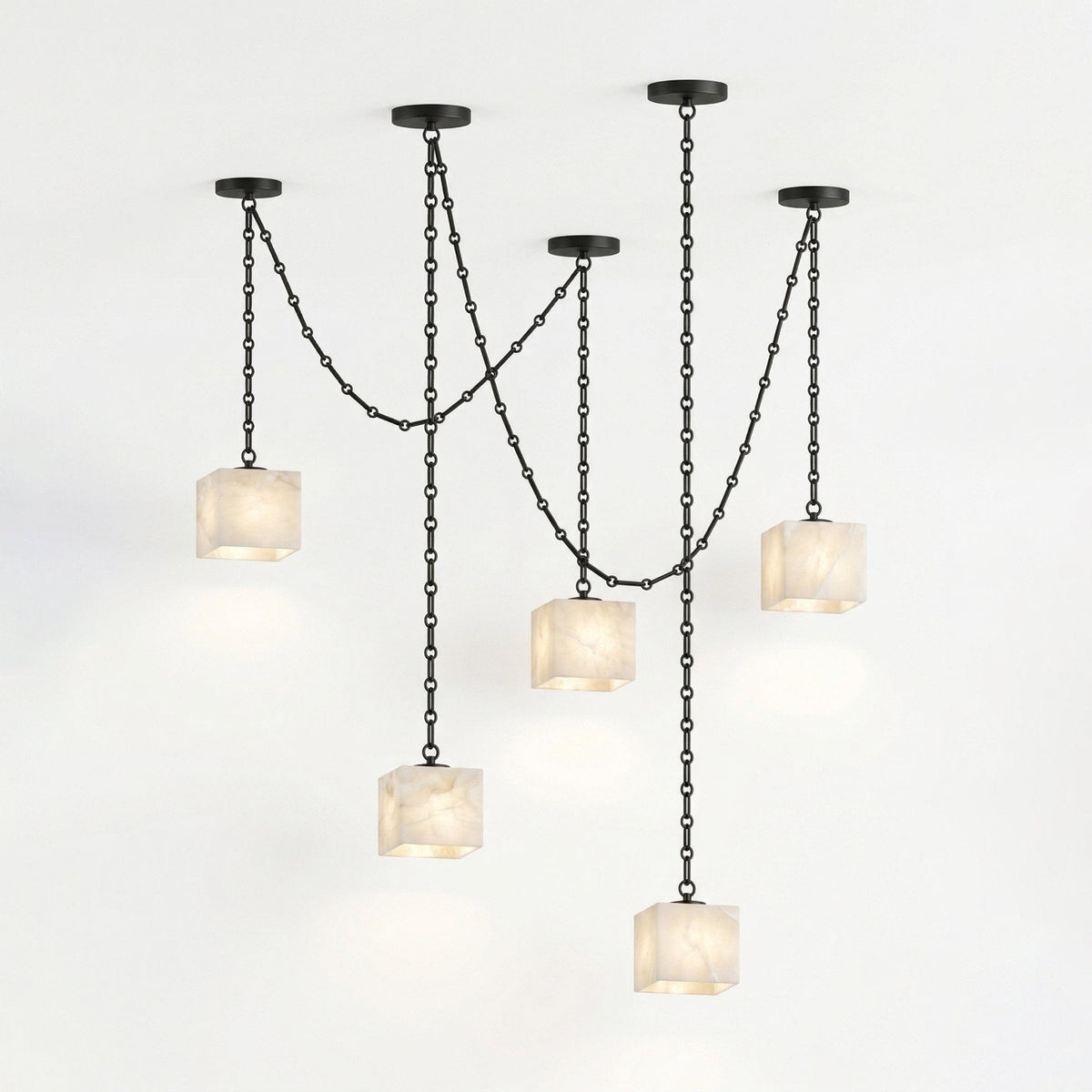 Modern Black Chandelier Lighting — Chandelier | Maison Monashee — view 18