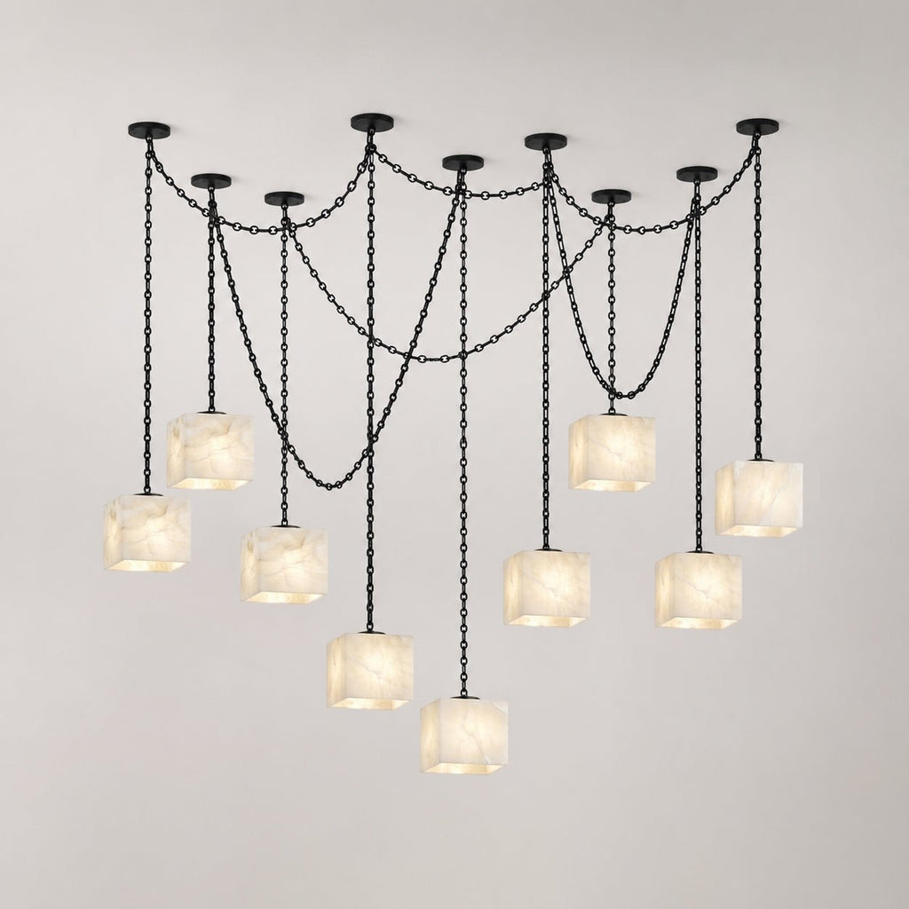 Modern Black Chandelier Lighting — Chandelier | Maison Monashee — view 13