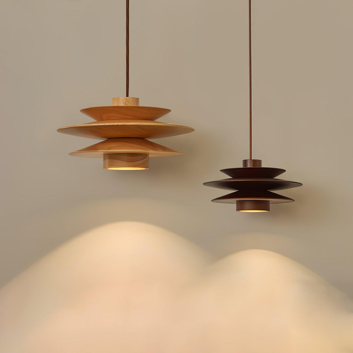 Wood Pendant Light Plug-In — Pendant Light | Maison Monashee — view 10