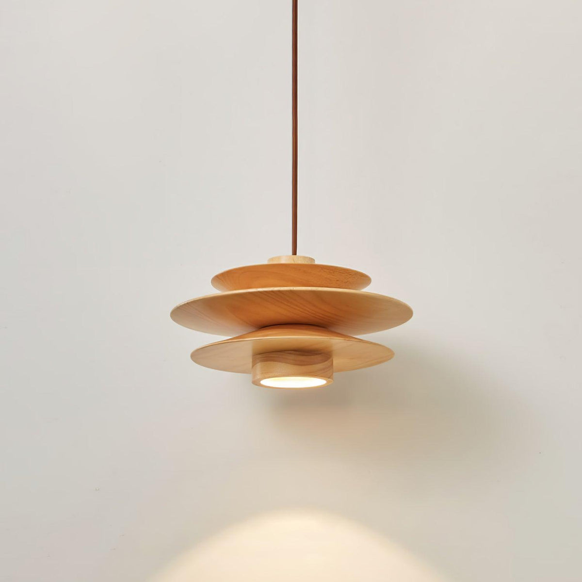 Wood Pendant Light Plug-In — Pendant Light | Maison Monashee — view 16