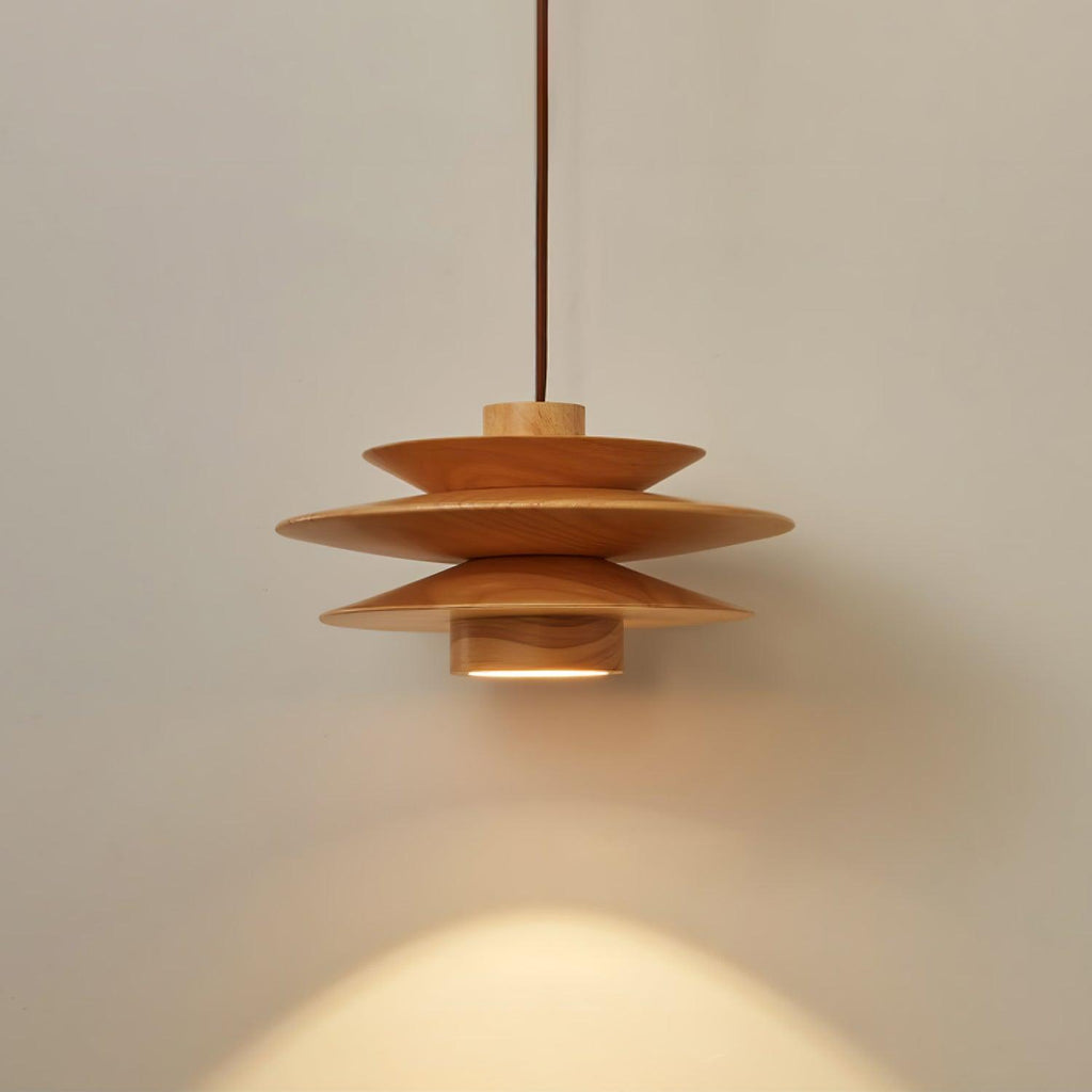 Wood Pendant Light Plug-In — Pendant Light | Maison Monashee — view 17
