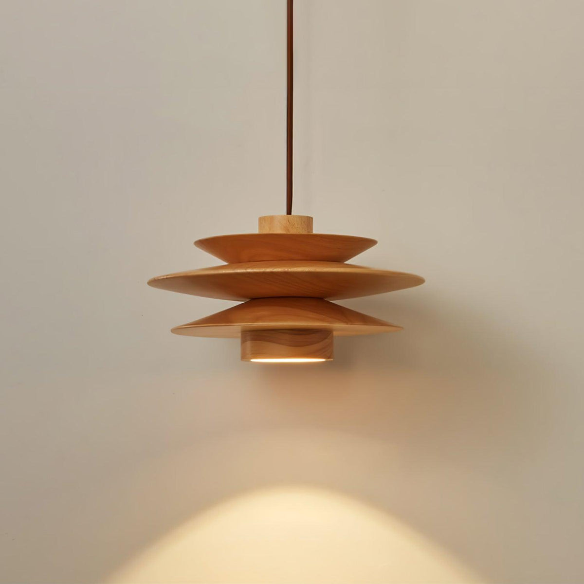 Wood Pendant Light Plug-In — Pendant Light | Maison Monashee — view 17