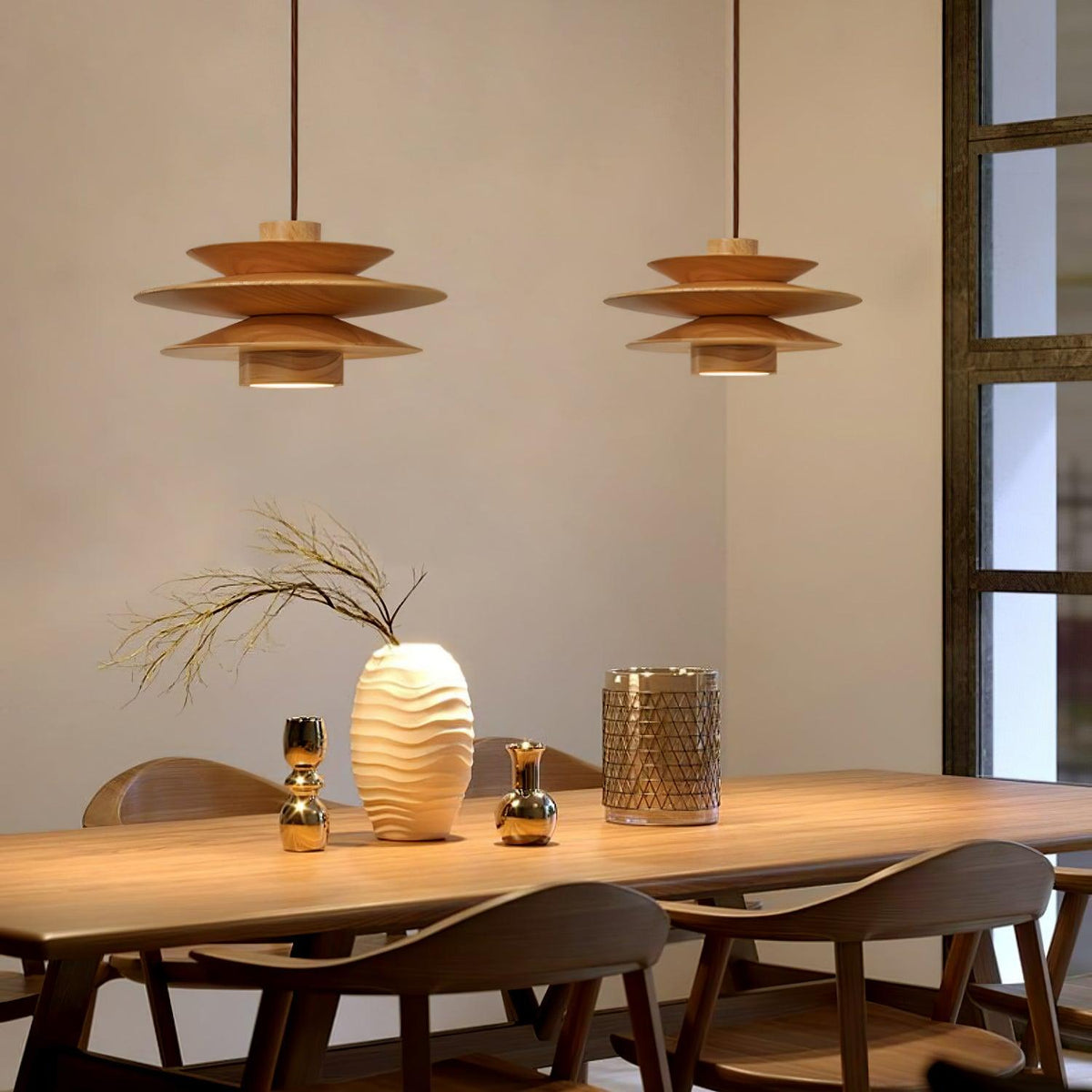 Wood Pendant Light Plug-In — Pendant Light | Maison Monashee — view 5