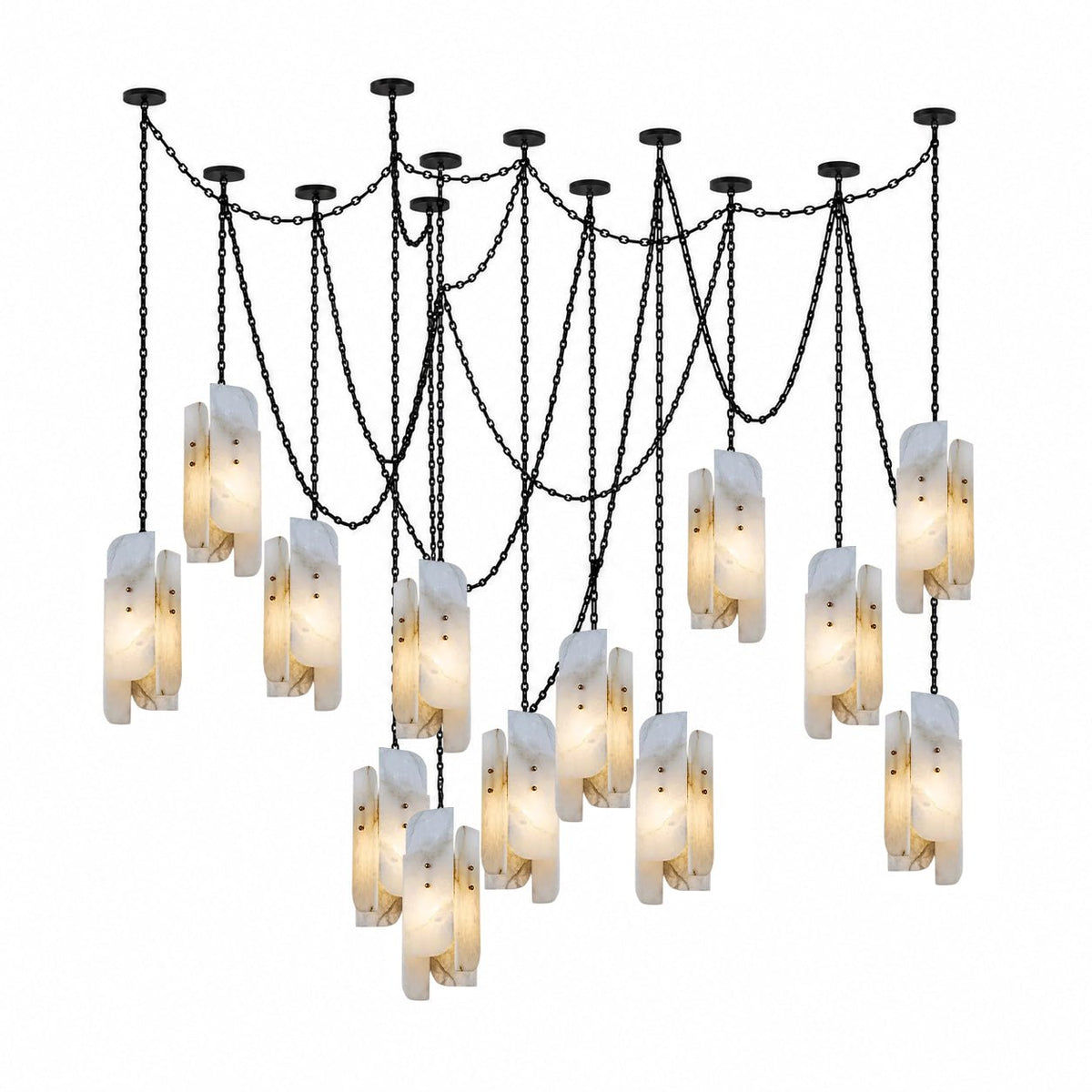 Cluster Pendant Chandelier — Chandelier | Maison Monashee — view 12