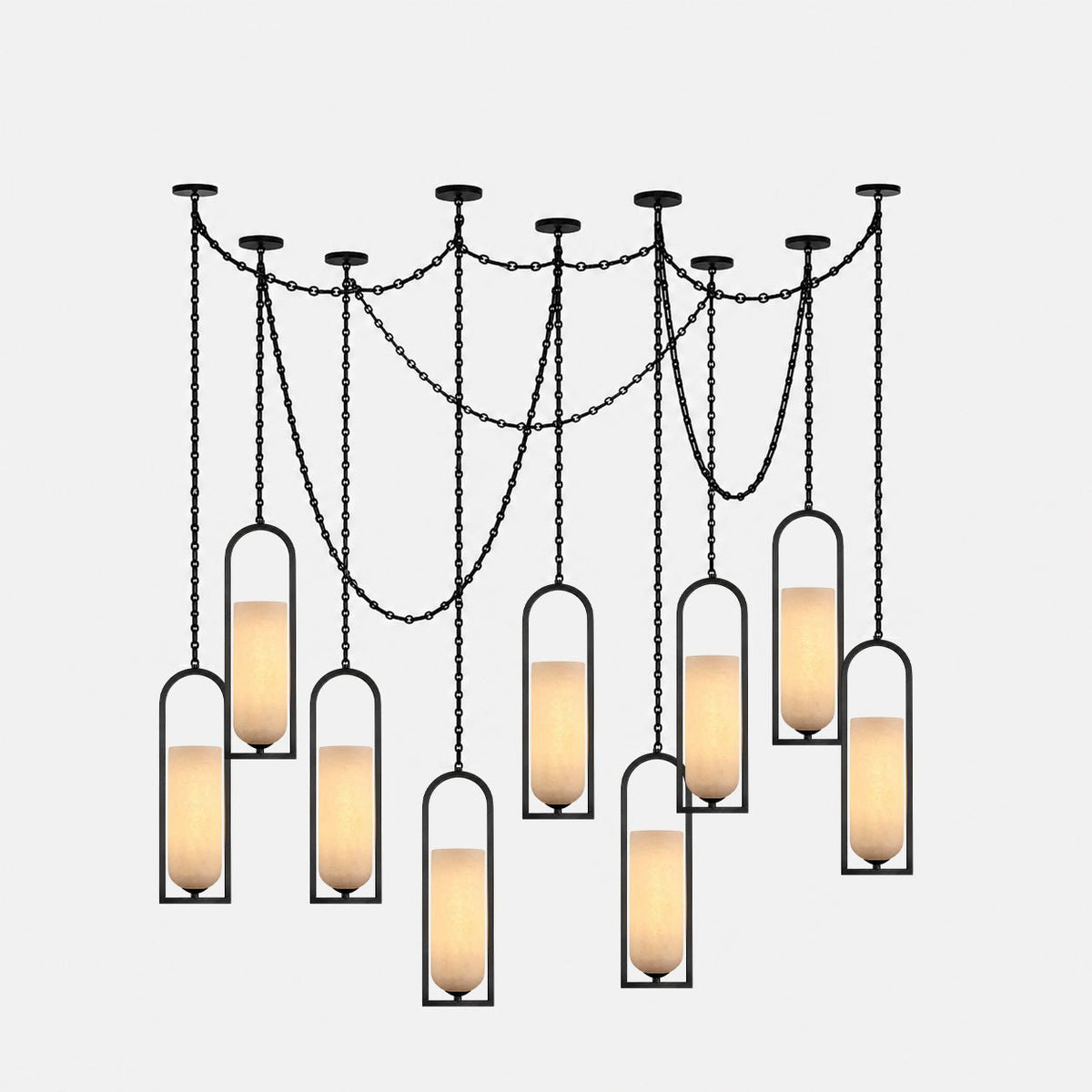 Lantern Chandelier — Chandelier | Maison Monashee — view 10