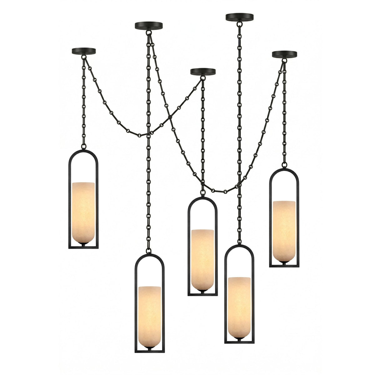 Lantern Chandelier — Chandelier | Maison Monashee — view 12