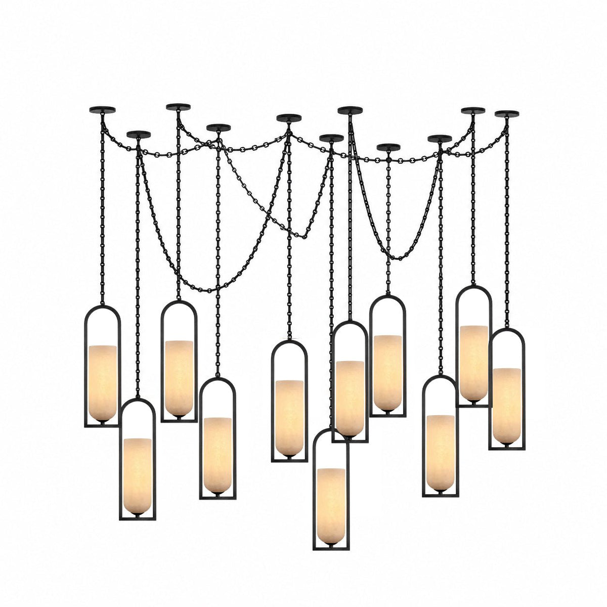 Lantern Chandelier — Chandelier | Maison Monashee — view 16