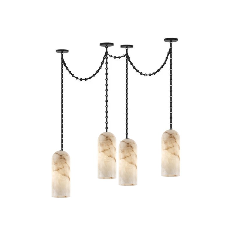 Alabaster Pendant Chandelier — Chandelier | Maison Monashee — view 8