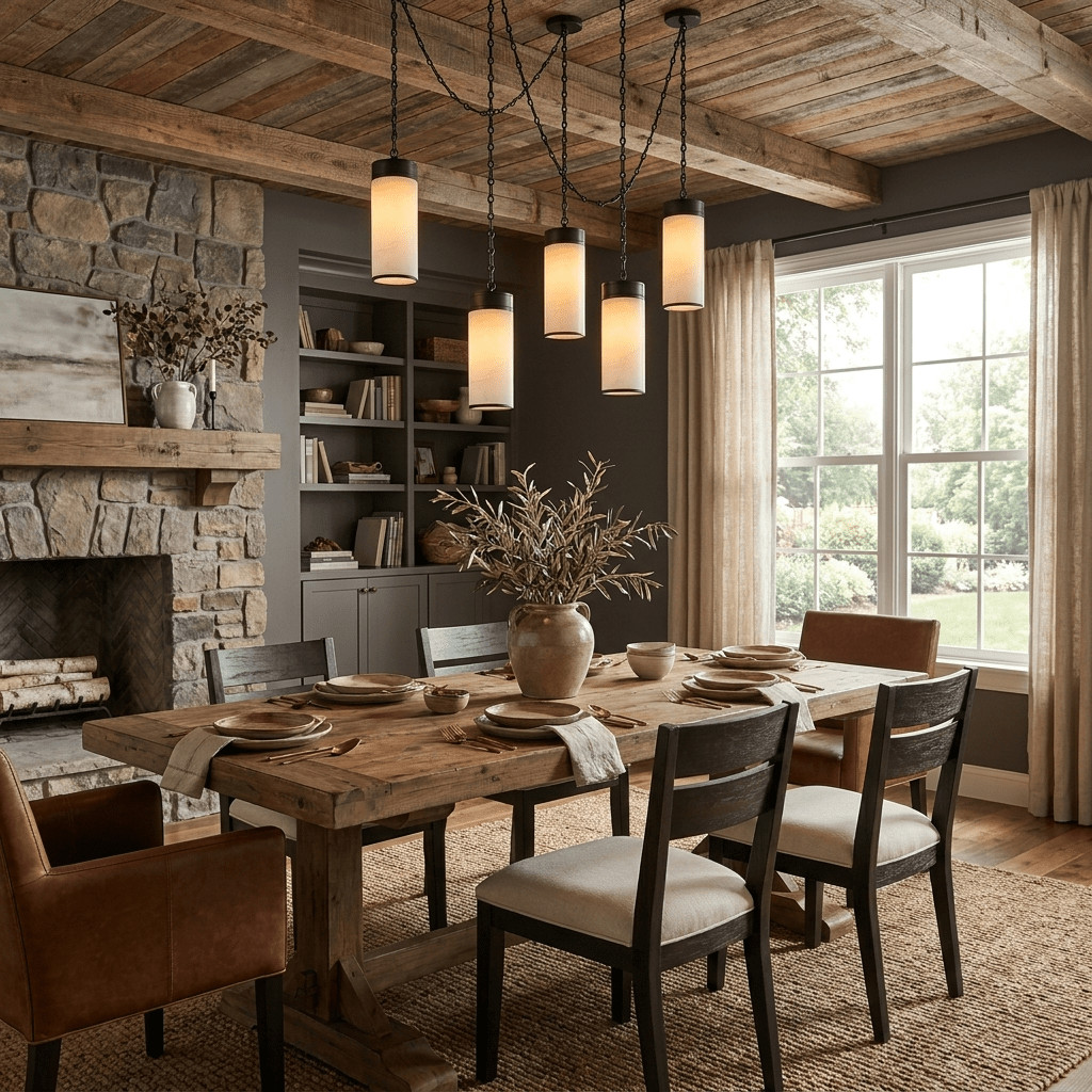 Cylinder Pendant Chandelier — Chandelier | Maison Monashee — view 6