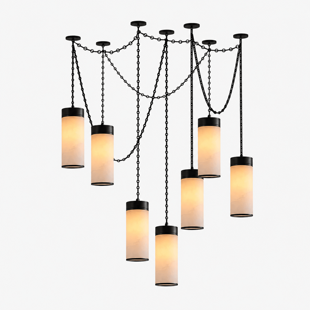 Cylinder Pendant Chandelier — Chandelier | Maison Monashee