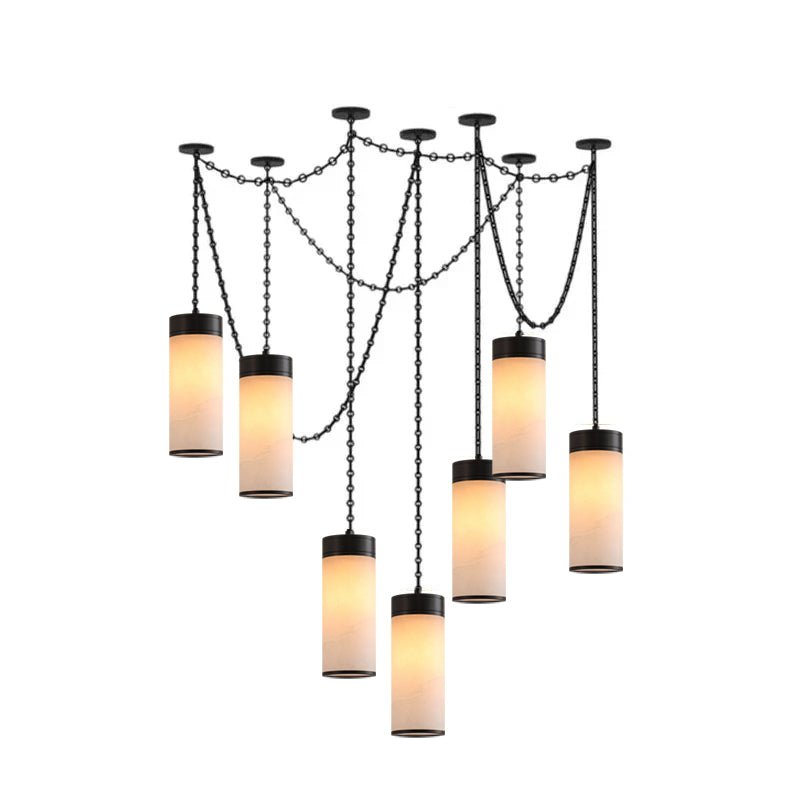 Cylinder Pendant Chandelier — Chandelier | Maison Monashee — view 9