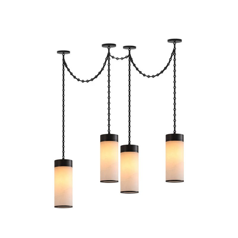 Cylinder Pendant Chandelier — Chandelier | Maison Monashee — view 12
