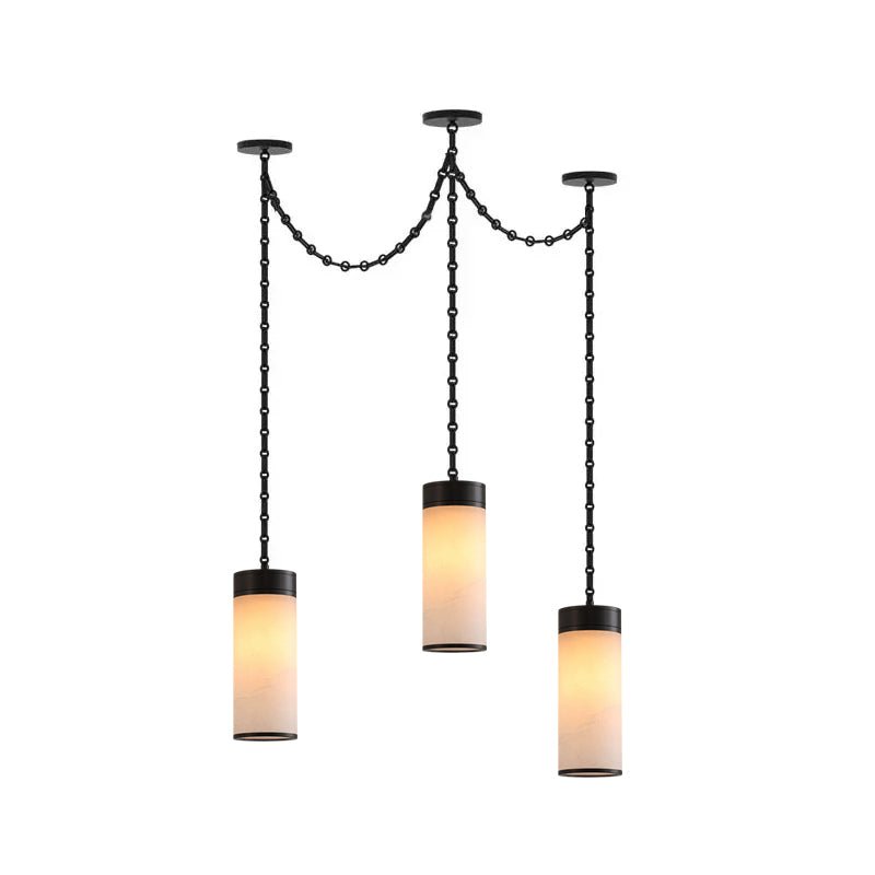 Cylinder Pendant Chandelier — Chandelier | Maison Monashee — view 16