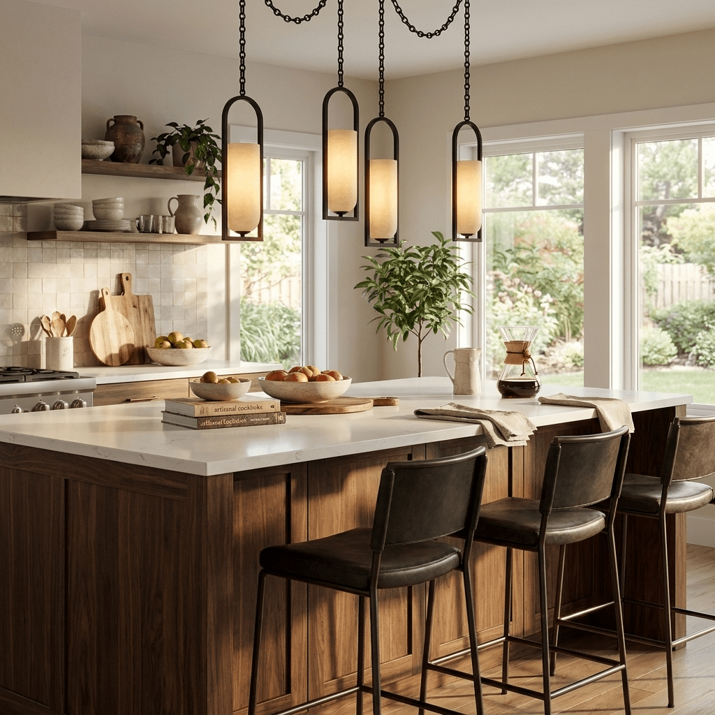 Lantern Chandelier — Chandelier | Maison Monashee — view 6