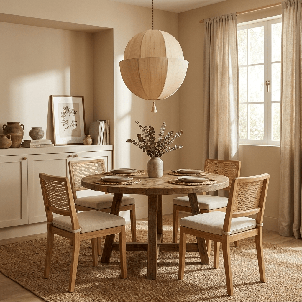Fabric Lantern Pendant Light — Pendant Light | Maison Monashee — view 12
