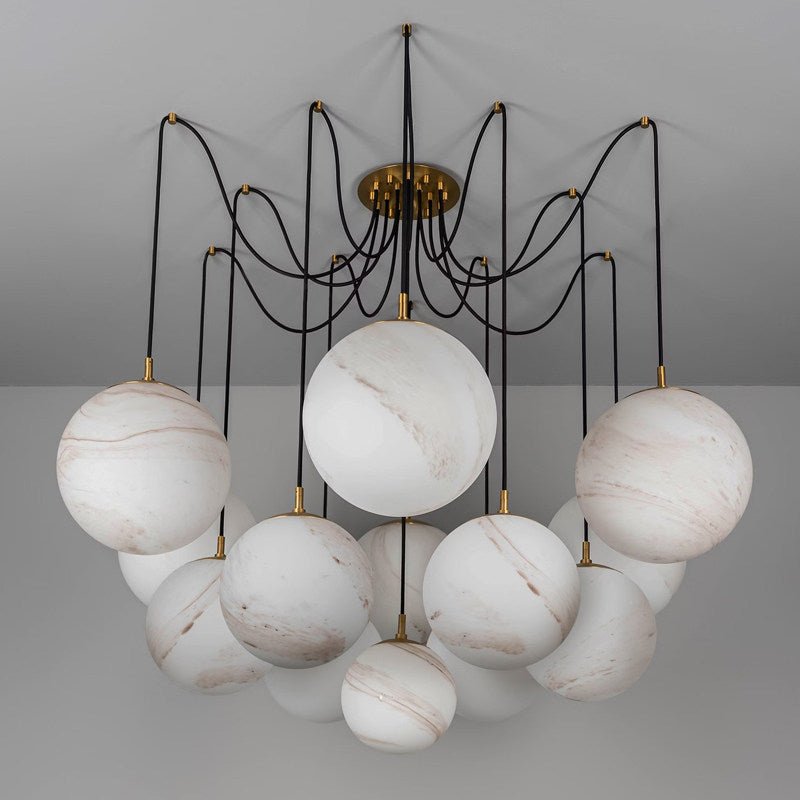 Extra Large Orb Chandelier — Chandelier | Maison Monashee — view 4