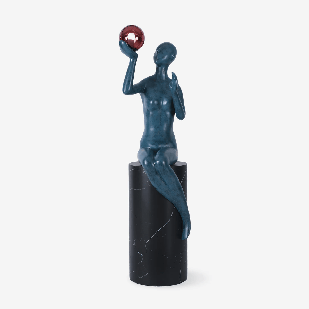Blue Floor Lamp — Floor Lamp | Maison Monashee