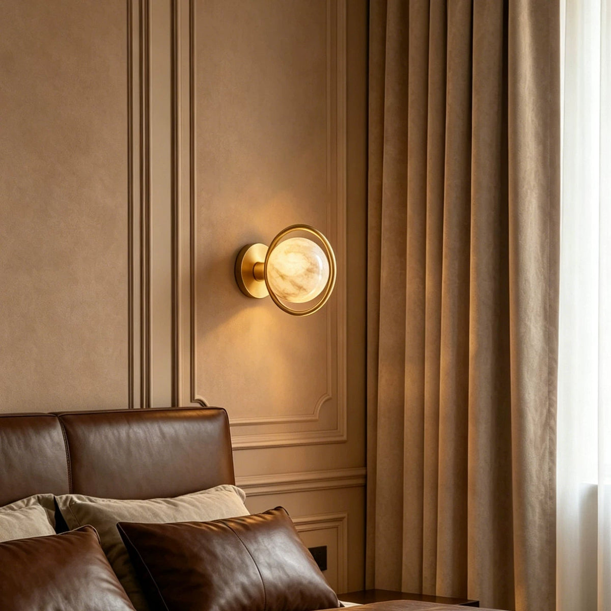 Modern Gold Vanity Light — Wall Sconce | Maison Monashee — view 3
