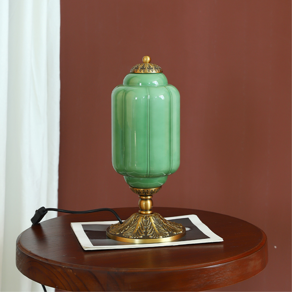 Vintage Lantern Table Lamp — Table Lamp | Maison Monashee — view 3