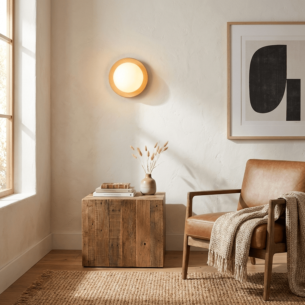 Frosted Glass Wall Light — Wall Sconce | Maison Monashee — view 2