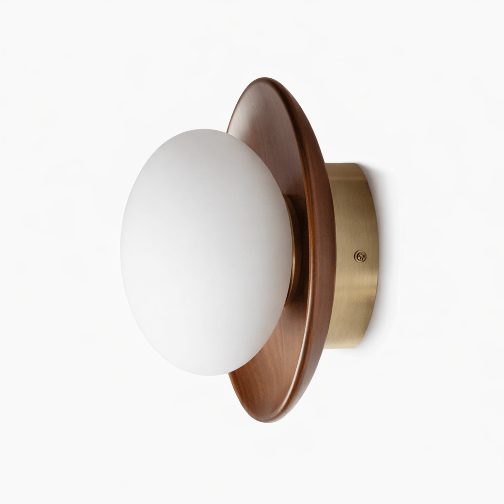 Frosted Glass Wall Light — Wall Sconce | Maison Monashee — view 13