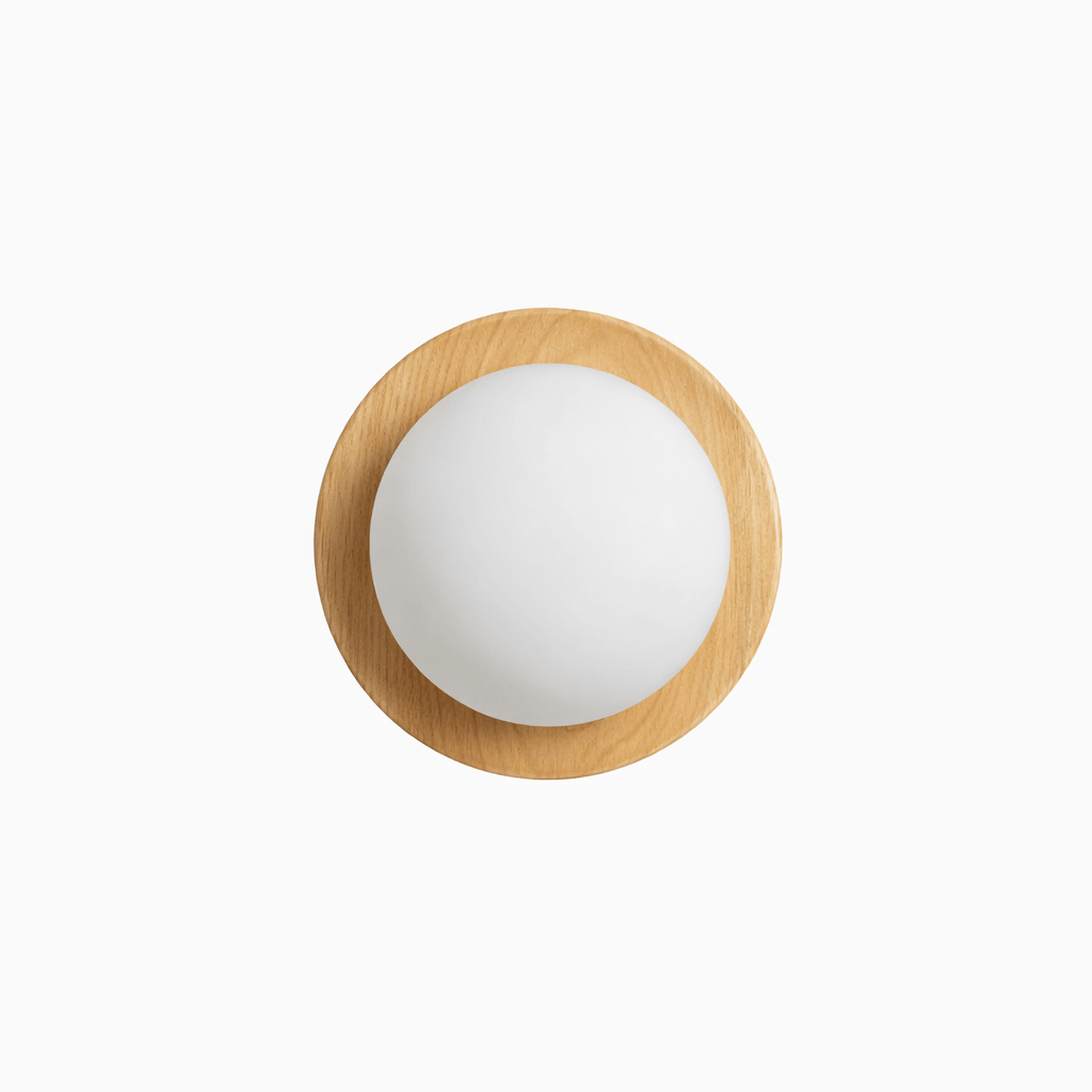 Frosted Glass Wall Light — Wall Sconce | Maison Monashee — view 11