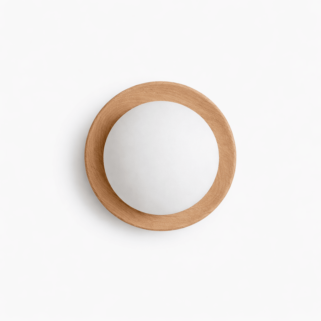 Frosted Glass Wall Light — Wall Sconce | Maison Monashee — view 9