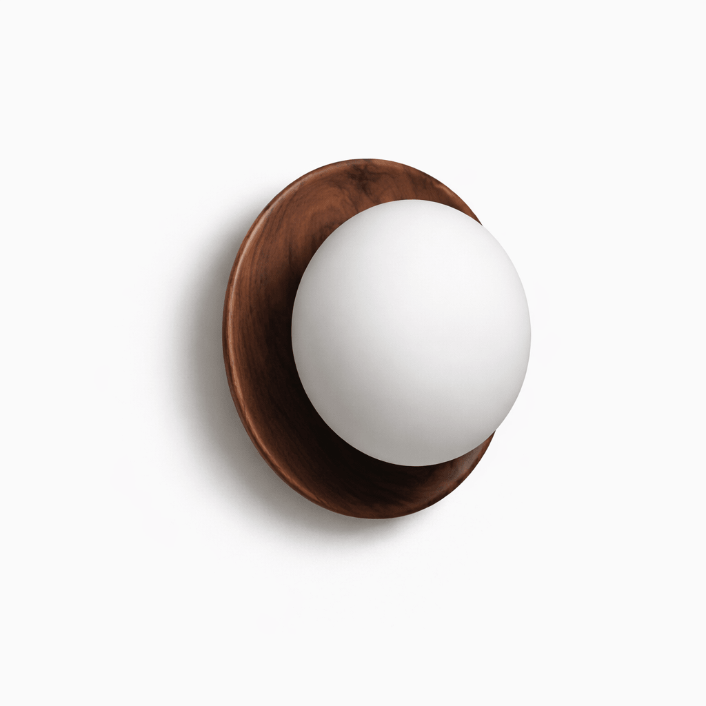 Frosted Glass Wall Light — Wall Sconce | Maison Monashee — view 12