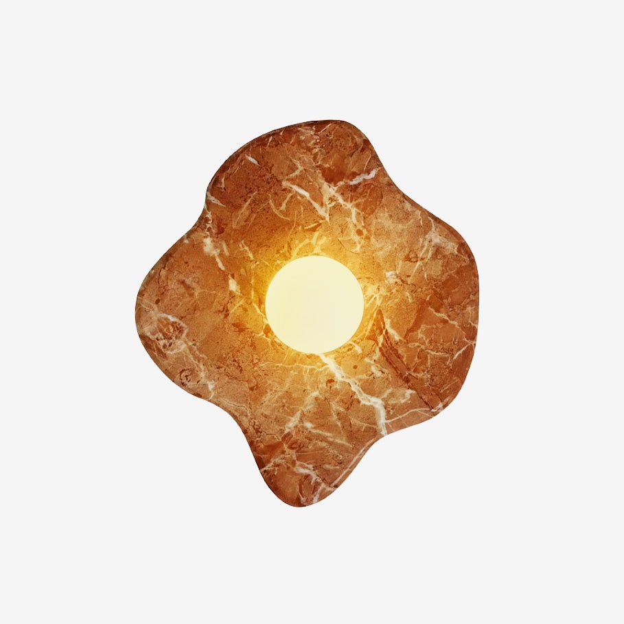 Red Marble Sconce — Wall Sconce | Maison Monashee