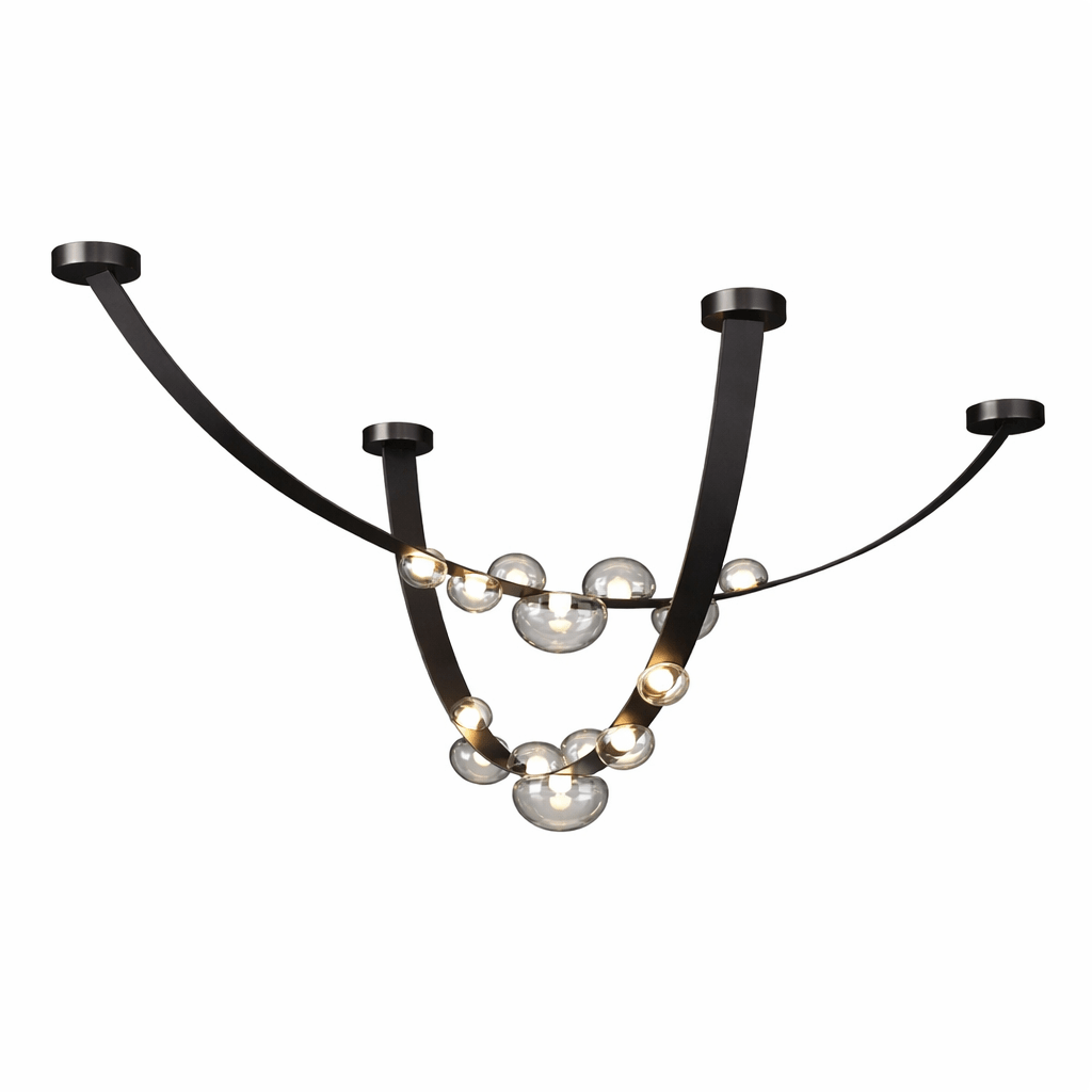 Leather Chandelier — Chandelier | Maison Monashee — view 21