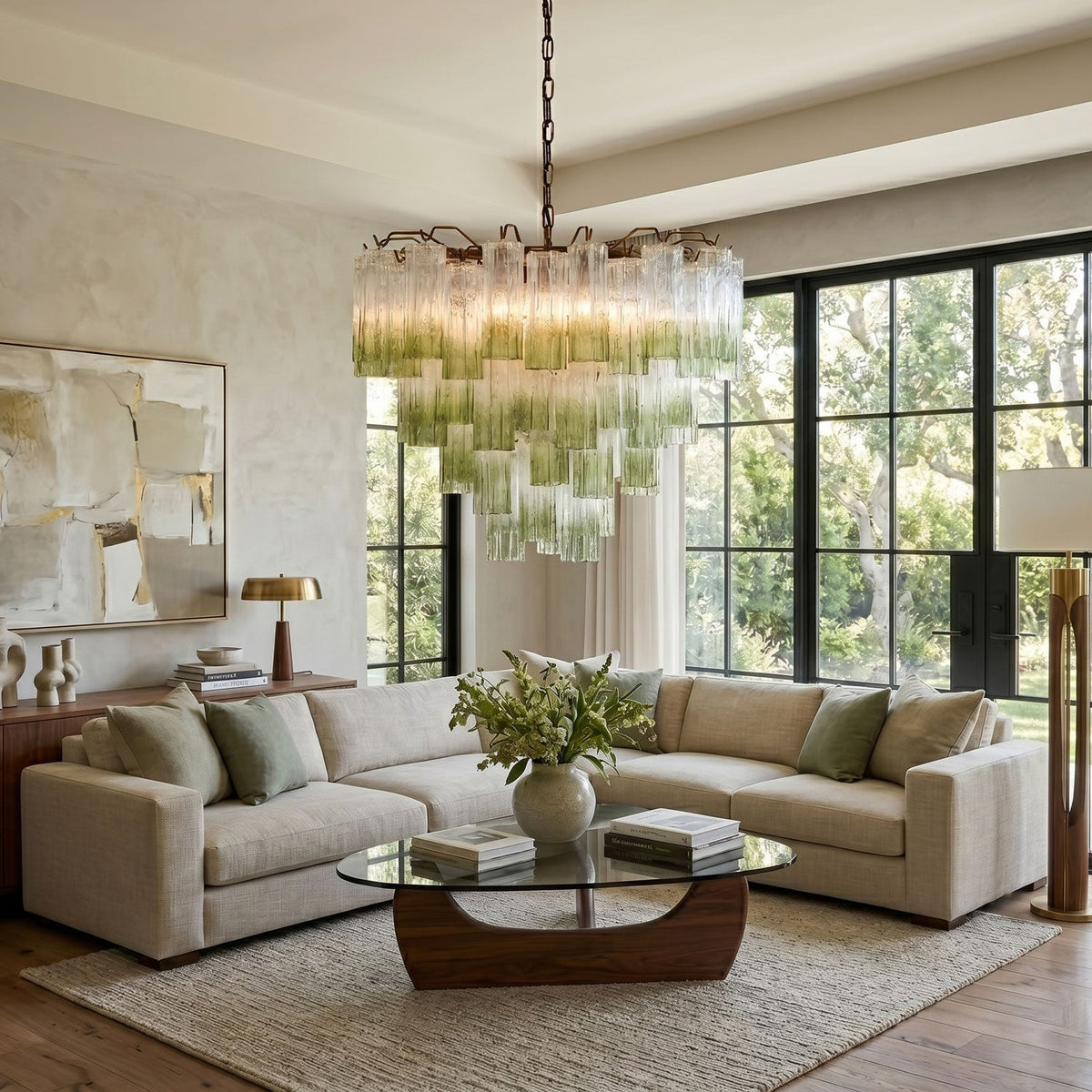 Modern Pink Chandelier — Chandelier | Maison Monashee — view 6