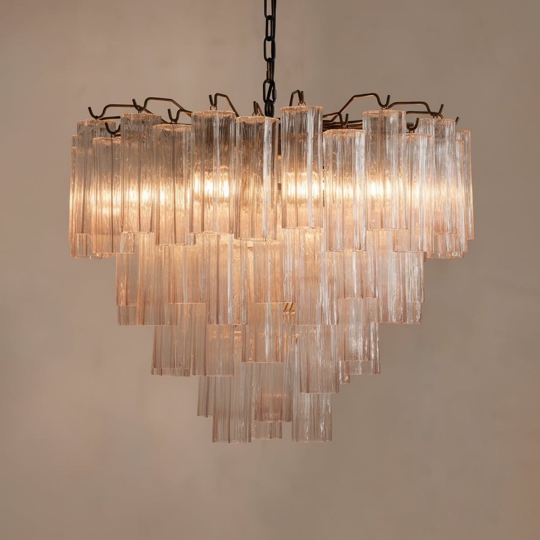 Modern Pink Chandelier — Chandelier | Maison Monashee — view 25