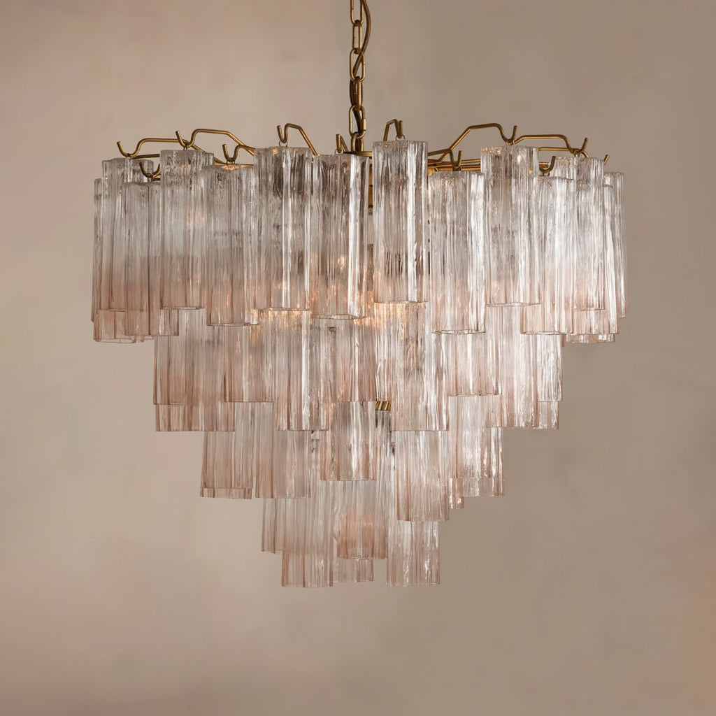 Modern Pink Chandelier — Chandelier | Maison Monashee — view 26