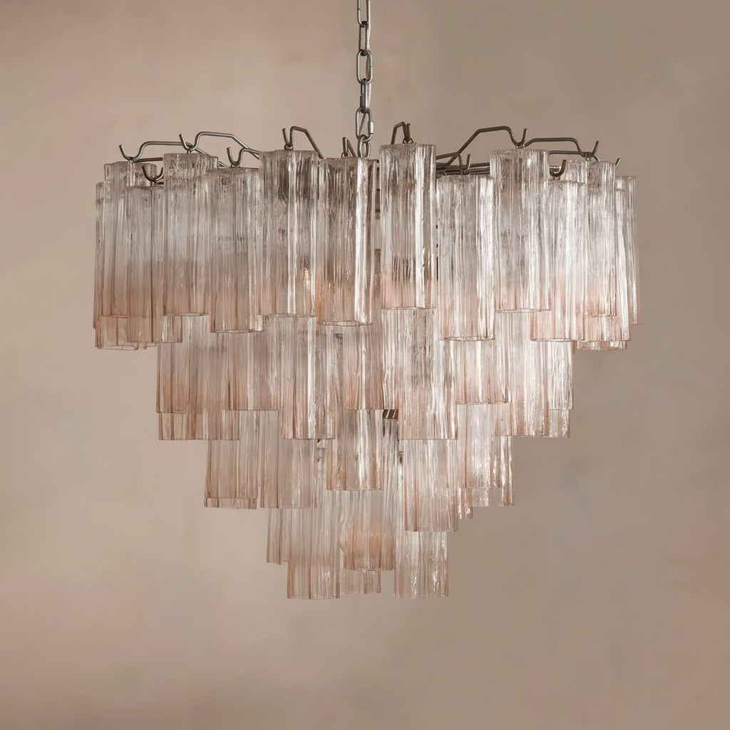 Modern Pink Chandelier — Chandelier | Maison Monashee — view 27