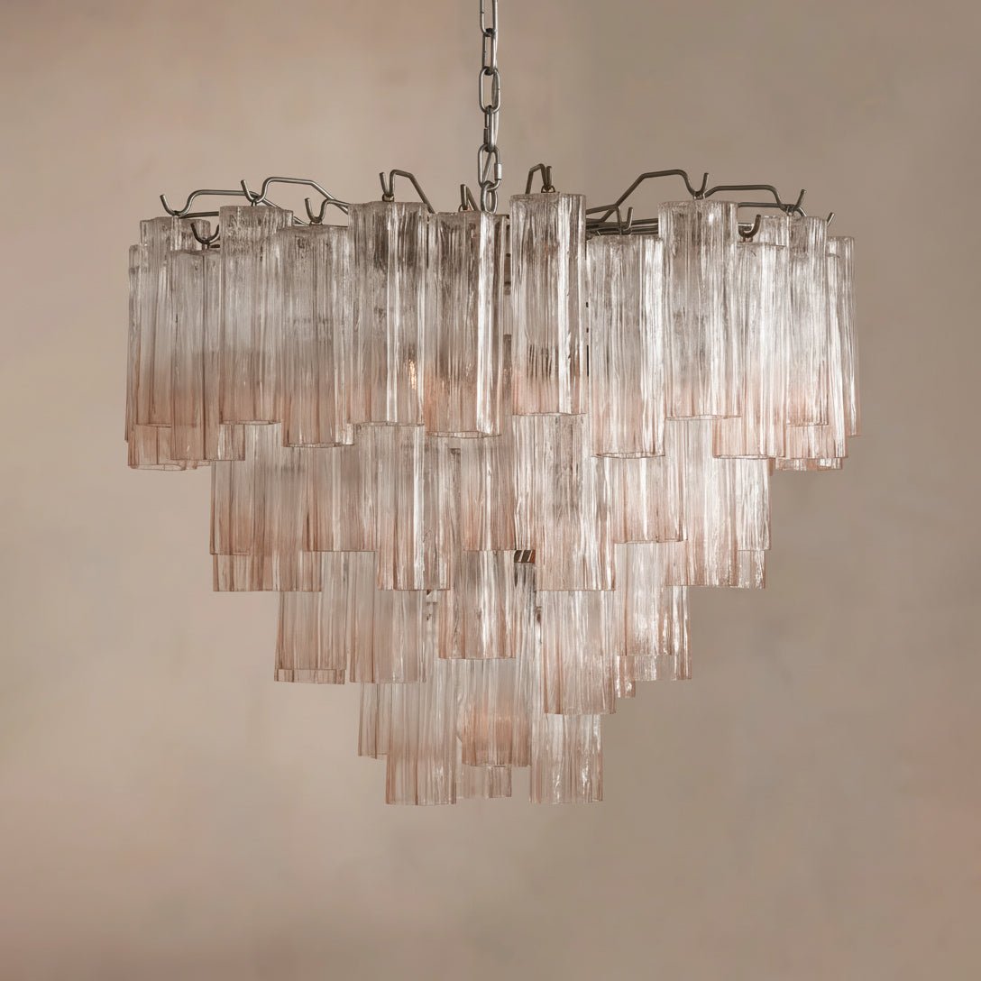 Modern Pink Chandelier — Chandelier | Maison Monashee — view 27