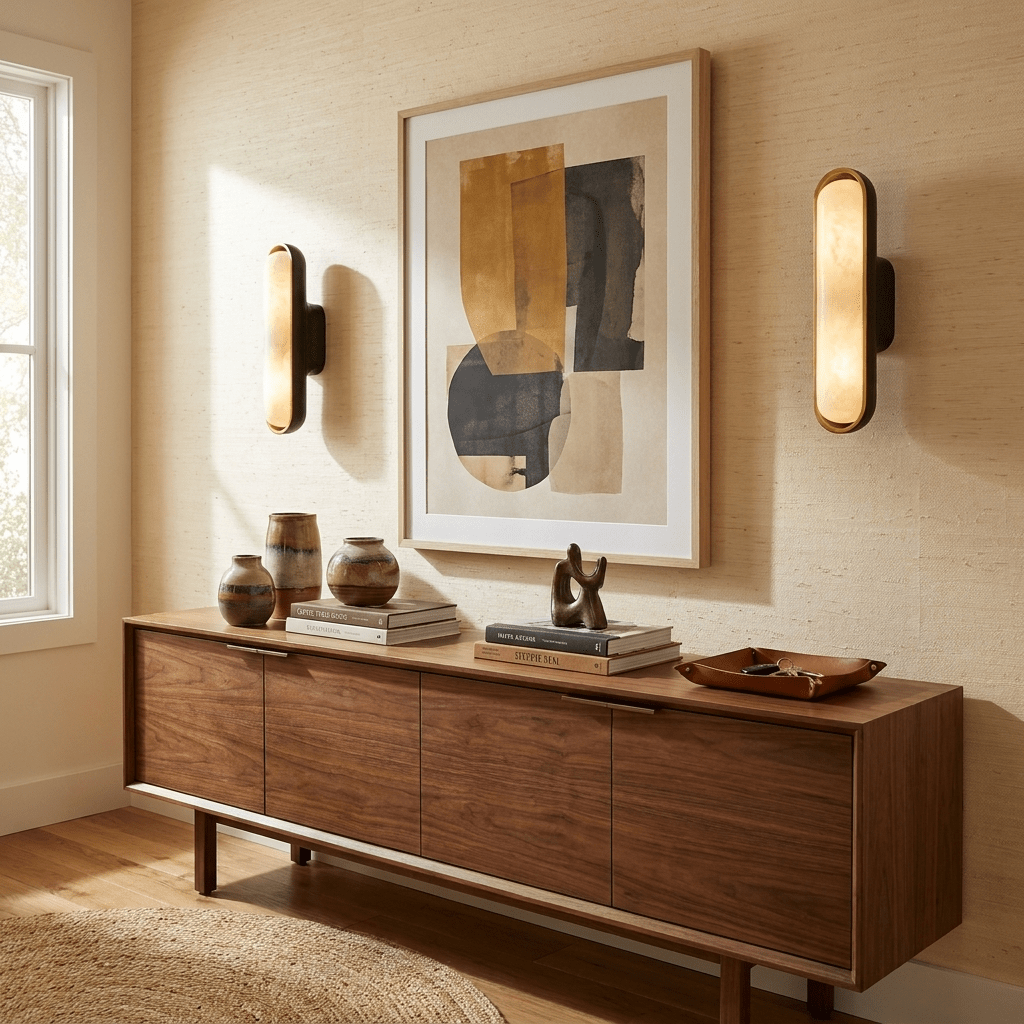 Simple Black Wall Sconce — Wall Sconce | Maison Monashee — view 6
