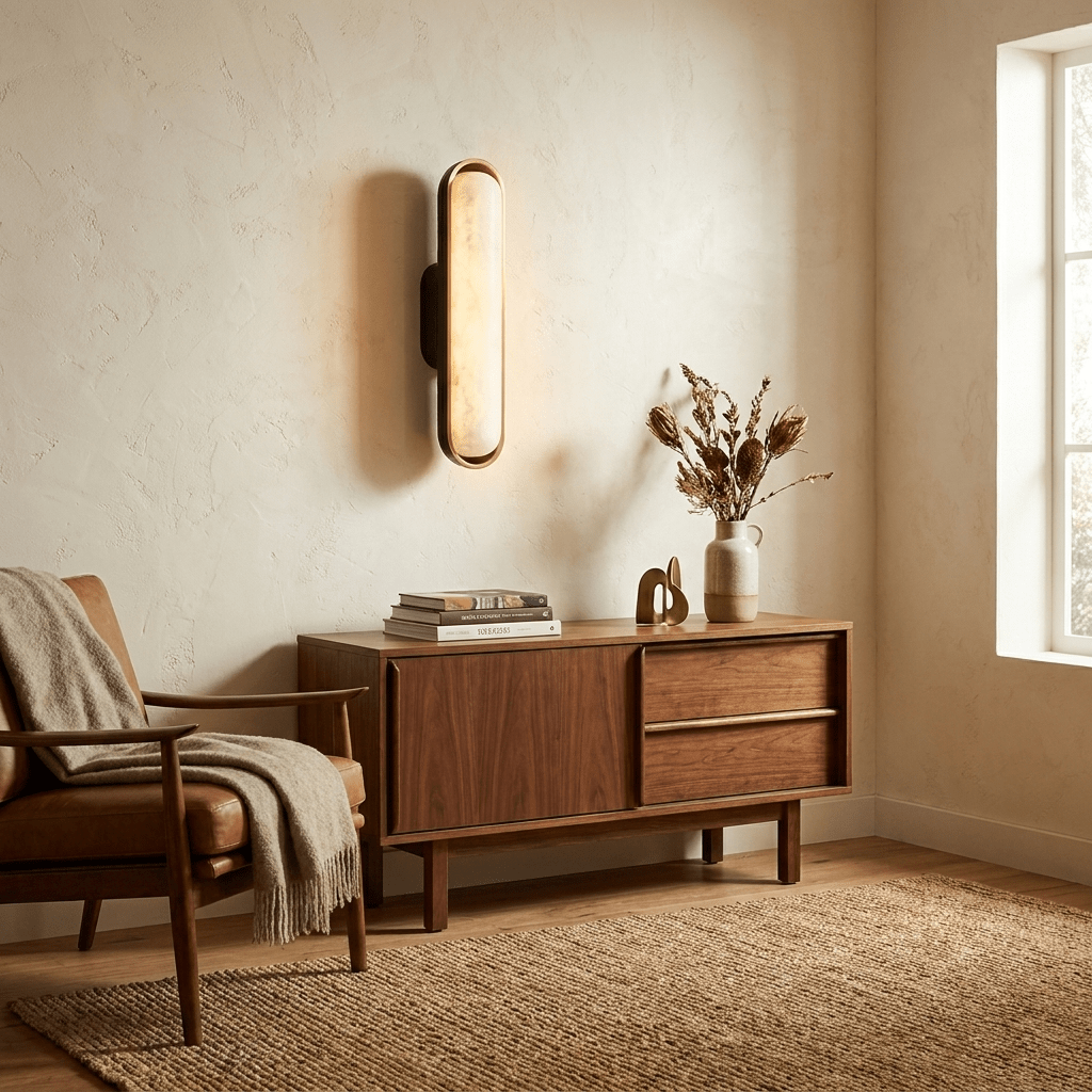 Simple Black Wall Sconce — Wall Sconce | Maison Monashee — view 4