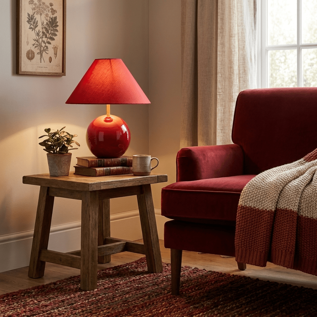 Ceramic Ball Table Lamp — Table Lamp | Maison Monashee — view 2