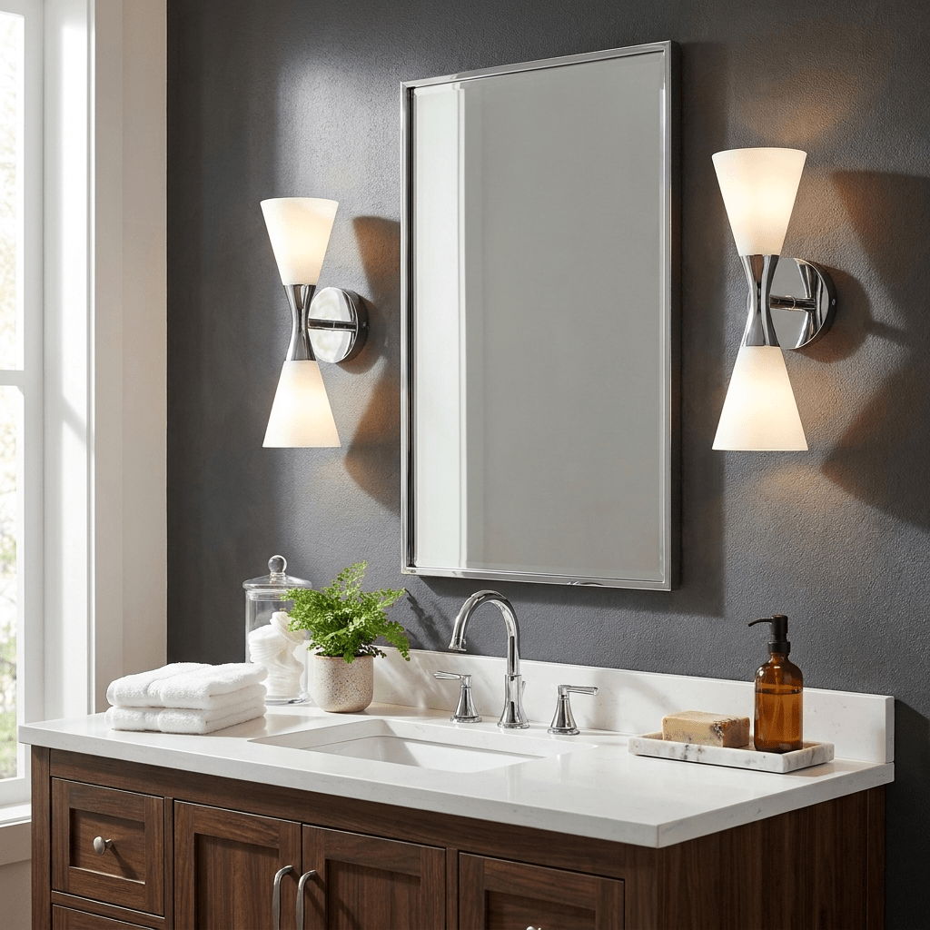 Double Cone Wall Sconce — Wall Sconce | Maison Monashee — view 3
