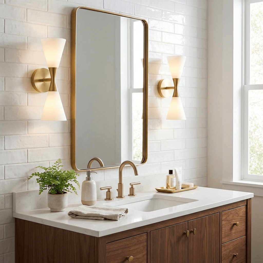Double Cone Wall Sconce — Wall Sconce | Maison Monashee — view 2