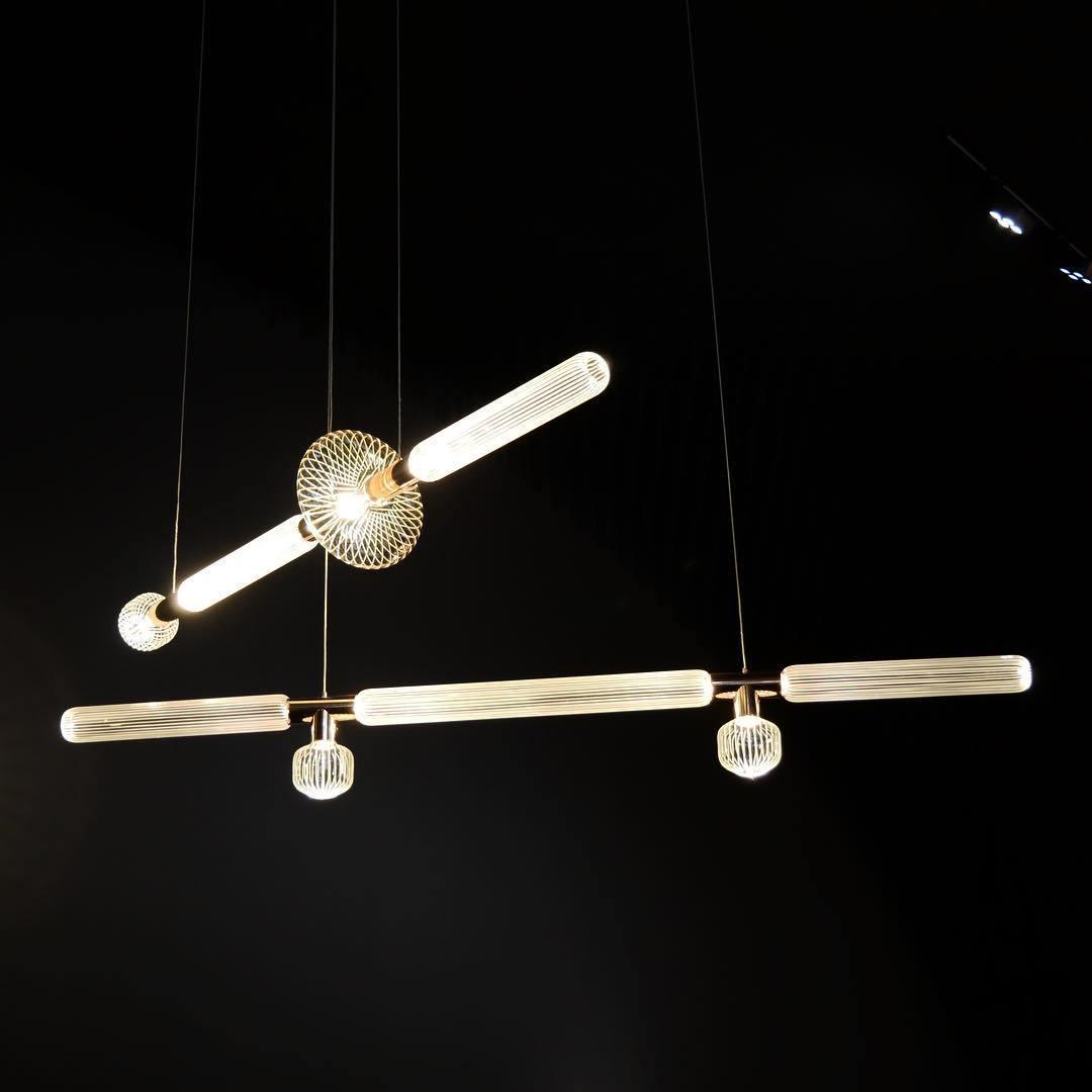 Gold Cylinder Pendant Light — Pendant Light | Maison Monashee — view 23