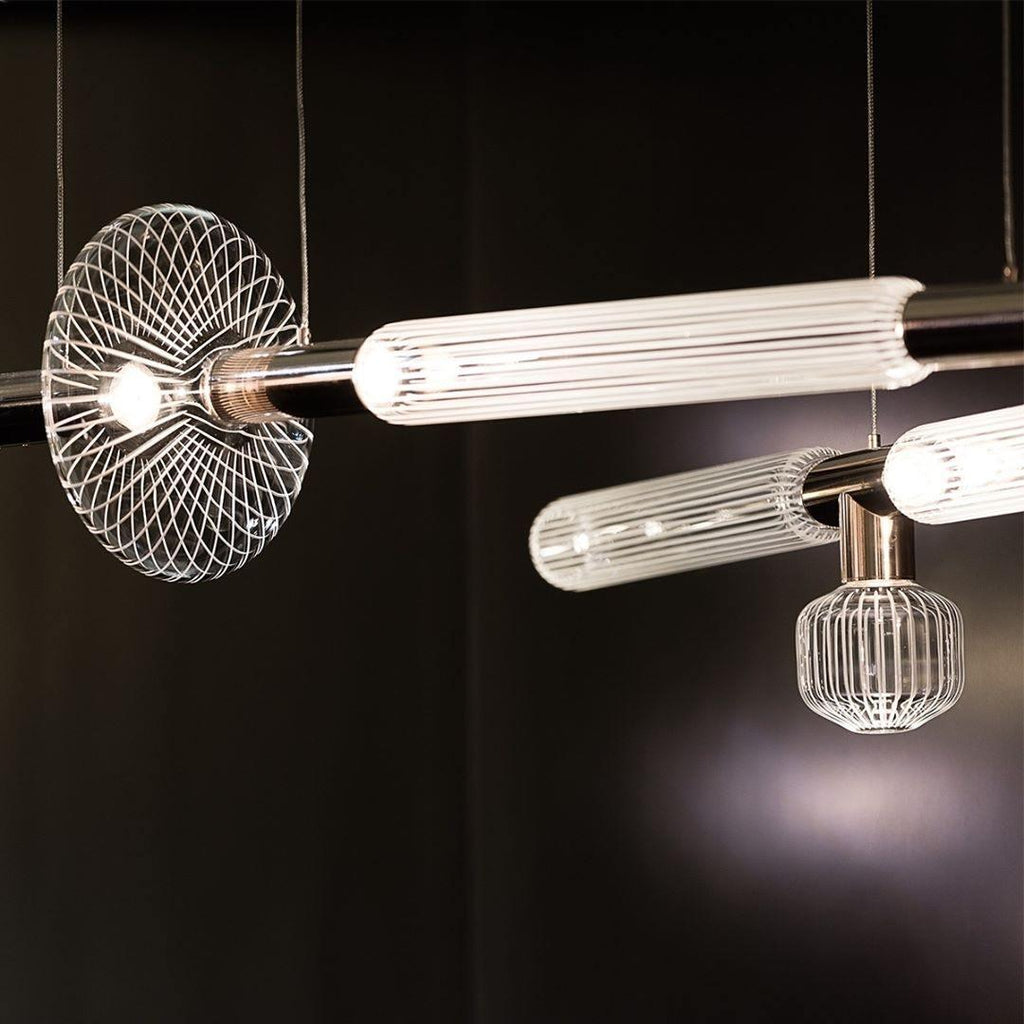 Gold Cylinder Pendant Light — Pendant Light | Maison Monashee — view 25